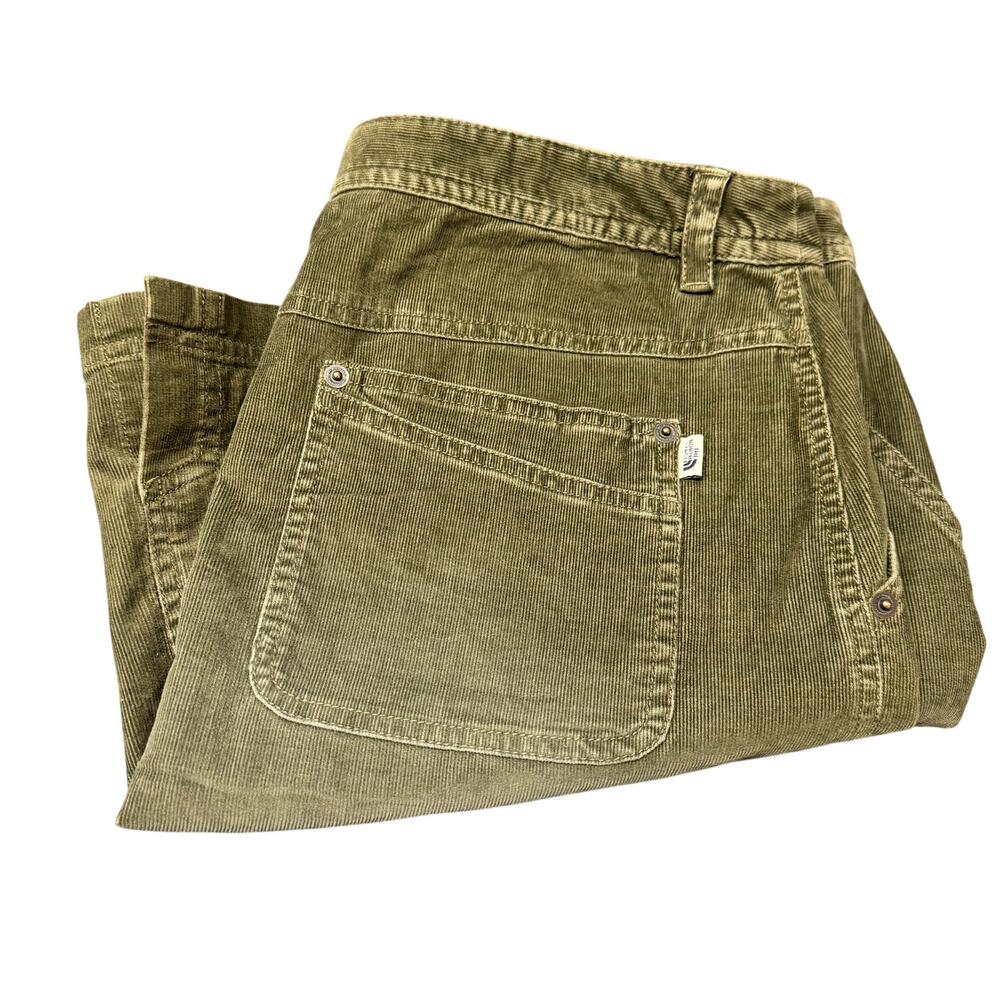 The North Face Skirt Womens Large (35x18.5 ACTUAL) Corduroy Olive Green Coastal